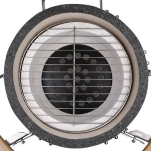 BARBECUE LAC - Électroménager de cuisine - Kamado Barbecue à fumoir Céramique 81 cm