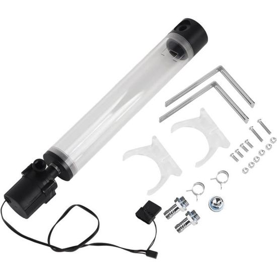 Duokon Refroidisseur De Liquide CPU Réservoir De Refroidissement Par Eau 392 Ml, Conception