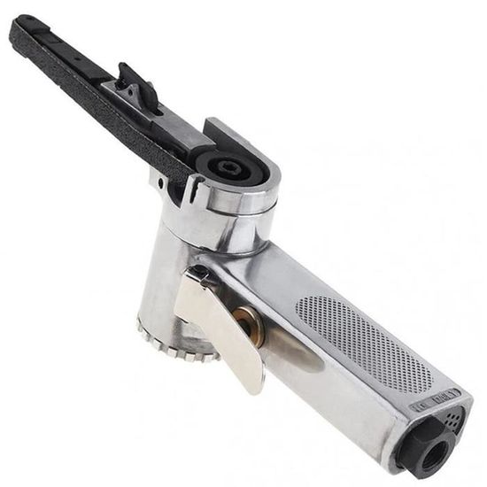 Ponceuse à Bande Pneumatique Industrielle 16 000 Tr/min – 10x330 Mm Ou 20x520 Mm – Puissante Et Polyvalente