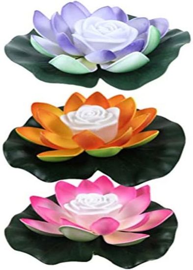 Lampe Solaire Extérieur Lemotoy - Fleur De Lotus Design - Blanc Chaud - IP44 Étanche - Pour Jardin Ou Balcon