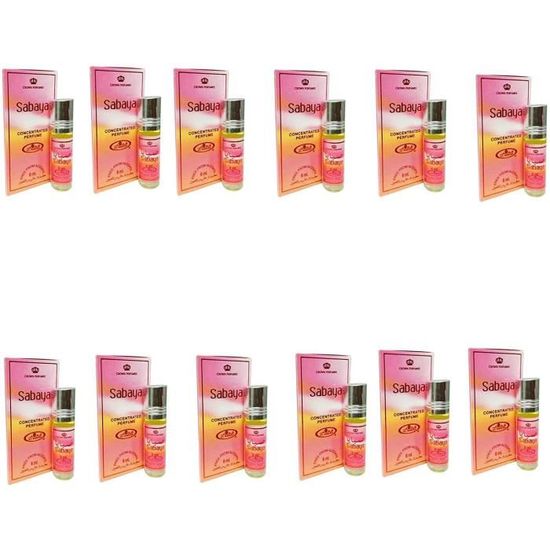 3x Rehab Sabaya Roll-on Parfüm – 6 Ml, Blumig-frischer Duft