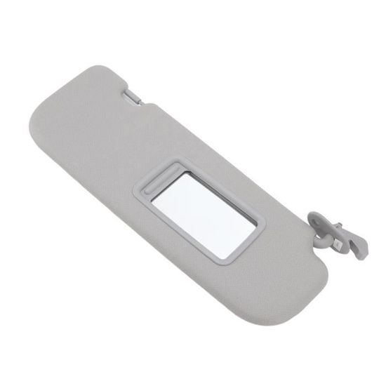 Pare-soleil Intérieur Droit Voiture – Compatible Hyundai Sonata 2006-2008 Gris UV Bloquant Miroir