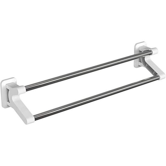 Étagère de rangement pour serviettes de salle de bain, porte-serviettes mural pour salle de bain, 30 pouces avec étagère, peut contenir 6 grandes serviettes