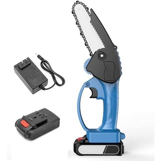 La Coupe Du Bois tronçonneuses Mini Tronçonneuse Électrique Portable Rechargeable Tronçonneuse