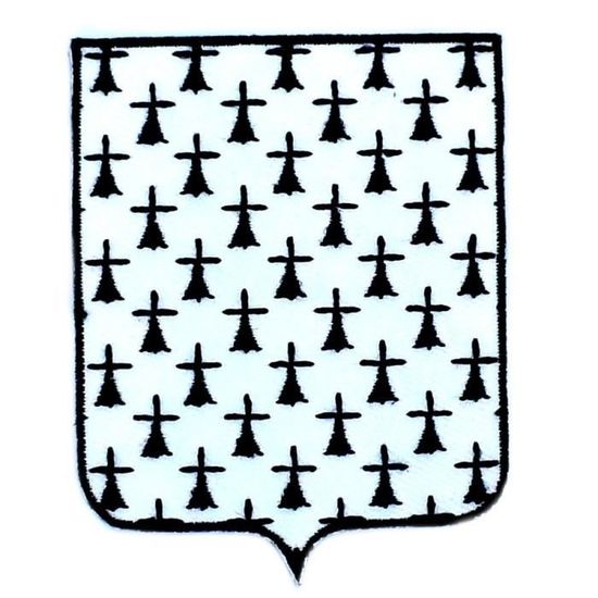 Patch Thermocollant Blason De La Dordogne 24 - Écusson à Coudre Ou à Coller - Pour Vêtements, Sacs, Déco
