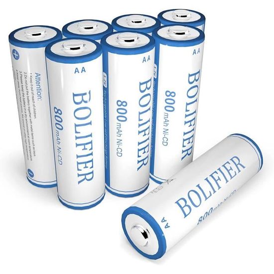 Yibatopow Paquete De 16 Pilas Solares AA 300 Ah 1.2 V Ni-H Recargable Doble A Batería Para