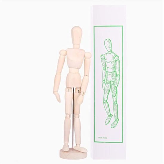Lot De 5 Mannequins En Bois Articulés Richeson 12'' Pour Dessin Et Modelage