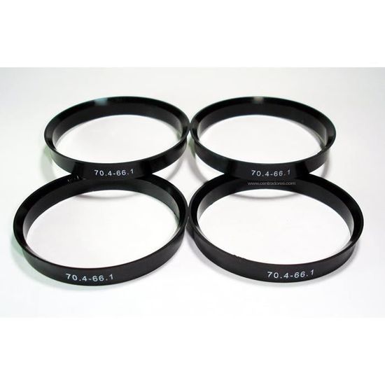 Lot De 4 Anneaux De Centrage Pour Jantes Alu 71.6 Mm -> 64.1 Mm - Compatible Honda, AEZ, DOTZ...