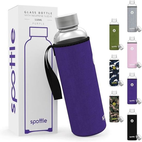 Housse Gourde Isotherme Capeebara En Néoprène - Etui De Transport Pour Bouteille 500 Ml