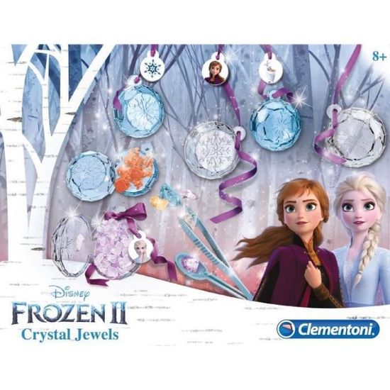 Coffret Cristaux La Reine des Neiges 2 - CLEMENTONI - Pour Enfant de 8 ...