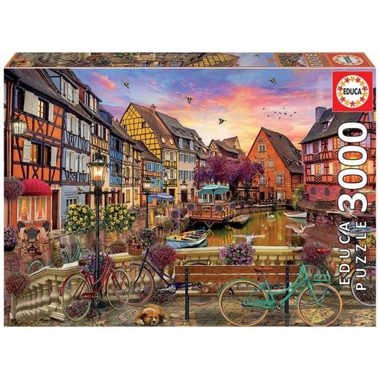 Puzzle - EDUCA - Colmar, France - 3000 pièces - Paysage et nature - Intérieur