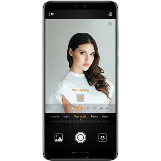 Smartphone Huawei P20 Pro - Double SIM - 128 Go - Gris - 6.1" 2240 x 1080 pixels - RAM 6 Go - Caméra 40 MP
