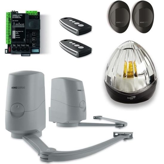 Kit de motorisation portail - KING GATES - Modus 280 - 24 V - 300 kg ...