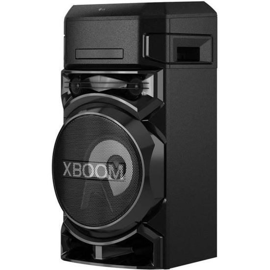 LG XBOOM ON5 - Enceinte Système High Power - Bluetooth - Lecteur CD - Boomer 8’’ - Lumières multicolores - Fonctions DJ & Karaoké