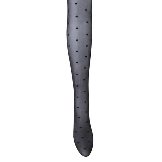 Collants Femme Imprimé Léopard Noir - 40 Deniers, Affinent La Jambe, Pour Robe Ou Jupe