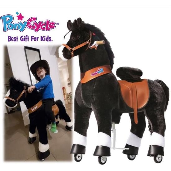 Cheval à Bascule Jouet PonyCycle Modèle U Brun Foncé avec Frein et Son  Taille 3 pour les 3-5 ans - Cdiscount Jeux - Jouets