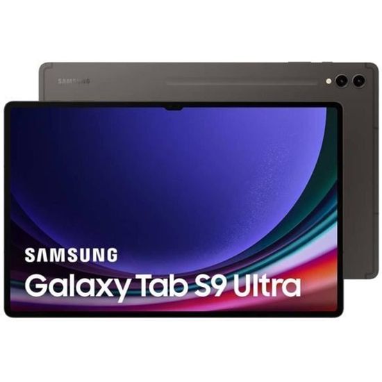 Tablette Samsung Tab S9 Ultra 5G de couleur Graphite avec écran 14,6 ...