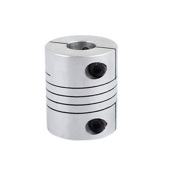 SOURCING MAP Coupleur Arbre 12mm à 12mm Alésage L55 X D40 Flexible Accouplement Joint Pour