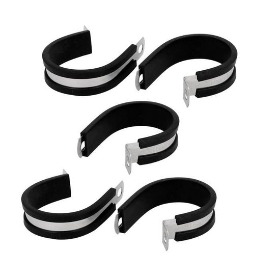 10 Colliers De Serrage Caoutchouc Uxcell – Diamètre 10mm, Zingué, Forme R