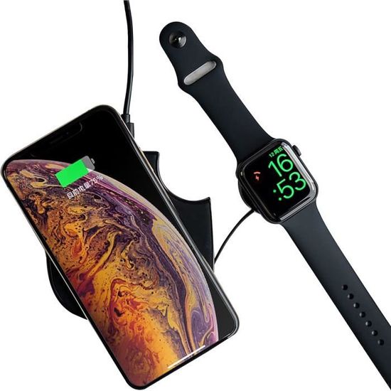 Câble Chargeur 4 En 2 USB-A/C Vers IOS/Type-C/Micro/USB/Apple Watch - 1.8m Nylon, Charge Rapide - 7