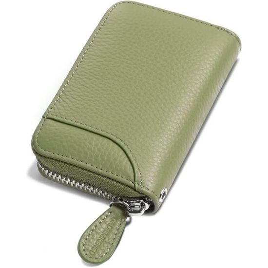 RSXING Women's Compact Accordion Card Holder Wallet - 18 Slots, PU Leather, Light Purple