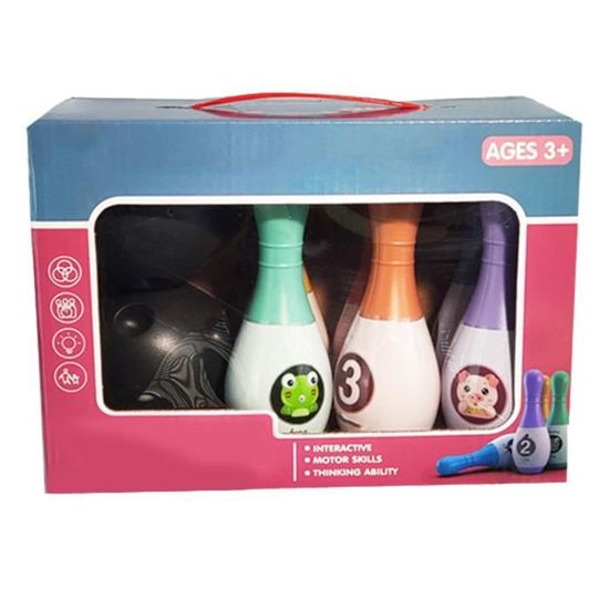 Ensemble de Jeu de Quilles et Balles, Améliore les Habiletés Motrices Ensemble de Quilles pour Enfants pour Activité Intérieure Ensemble de Jeu de Quilles et Balles, Améliore les Habiletés Motrices Ensemble de Quilles pour Enfants pour Activité Intérieure