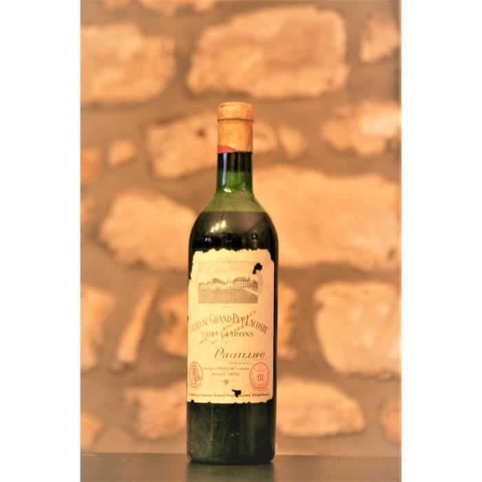 Vin rouge, Pauillac, Château Grand Puy Lacoste 1970 Rouge