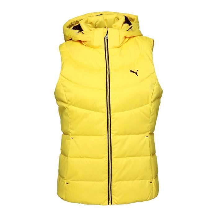 veste puma femme jaune