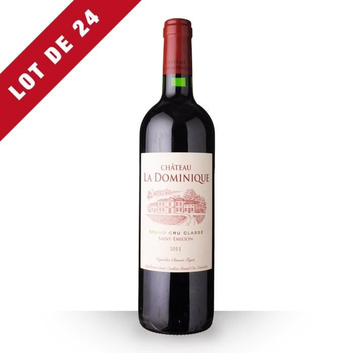24X Château la Dominique 2011 Rouge 75cl AOC Saint-Emilion Grand Cru - Vin Rouge