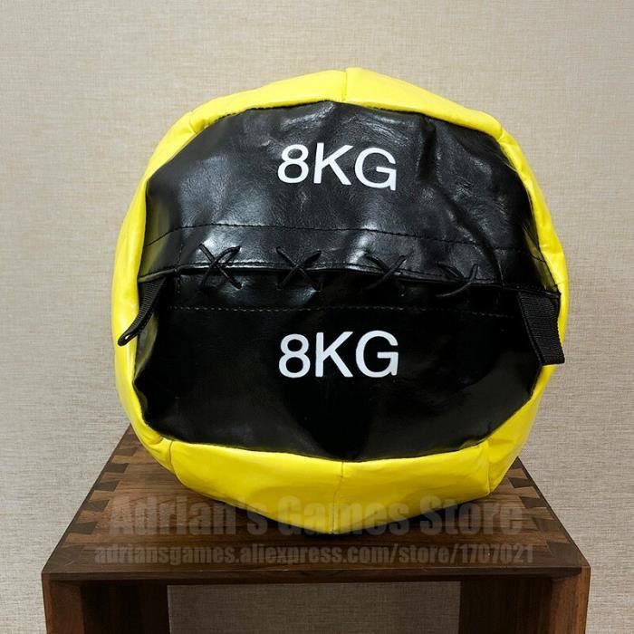 2-4-6-8-10KG Crossfit balle de médecine de gymnastique 35cm boule murale vide exercice lourd - Modèle: 8KG Empty Ball -