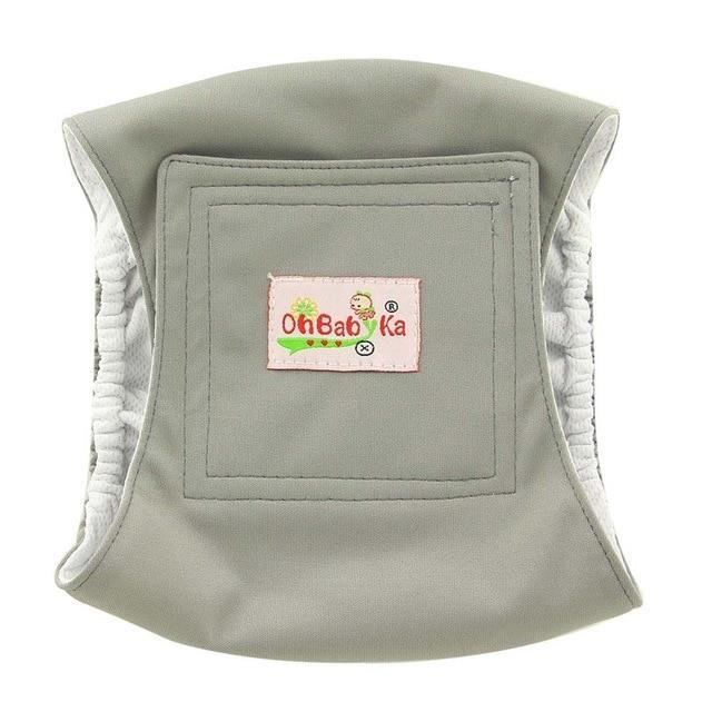 Culotte Hygiénique,Ohbabyka short lavable pour chien masculin,Couches hygiéniques pour animaux domestiques,sous - Type MGNK01-S