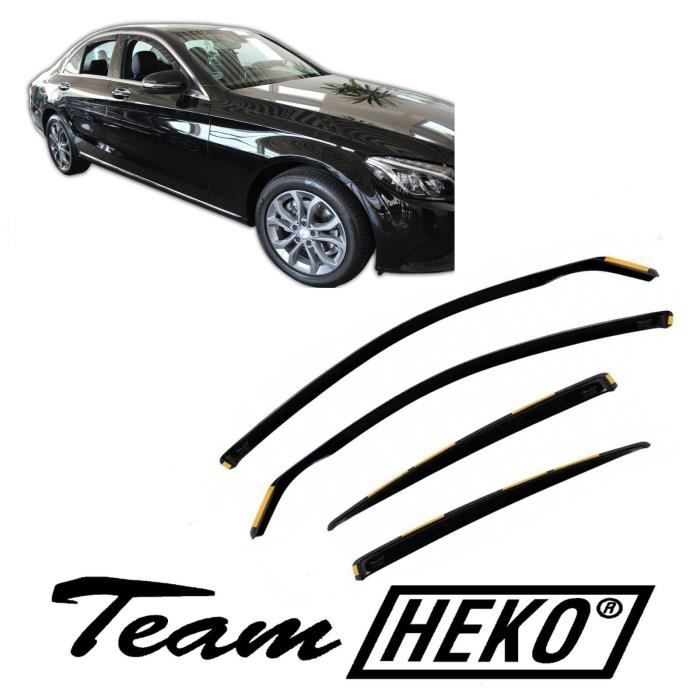 | Deflecteurs d'Air déflecteurs de vent Compatible avec Mercedes C Class W205 Limousine 2014-2021 4 pièces