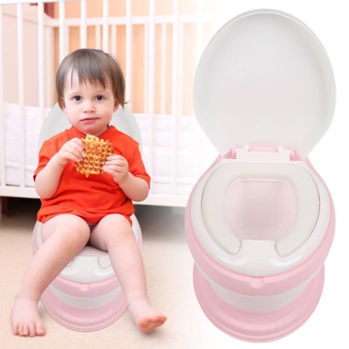 ESTINK siège de toilette portable Enfants Bébé Tout-petit Pot Formation Siège De Toilette Tabouret Simulation Chaise De Toilette