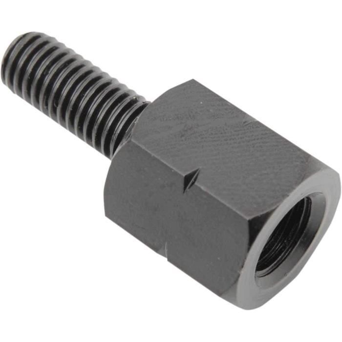 ADAPTATEUR RETROVISEUR FEMELLE D10 PAS A DROITE > MALE D10 PAS A GAUCHE VIS MOTO SCOOTER MOBYLETTE