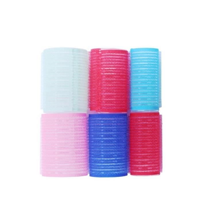 DAMILY® 48pcs Rouleaux de cheveux clip duveteux tube de curling Bangs