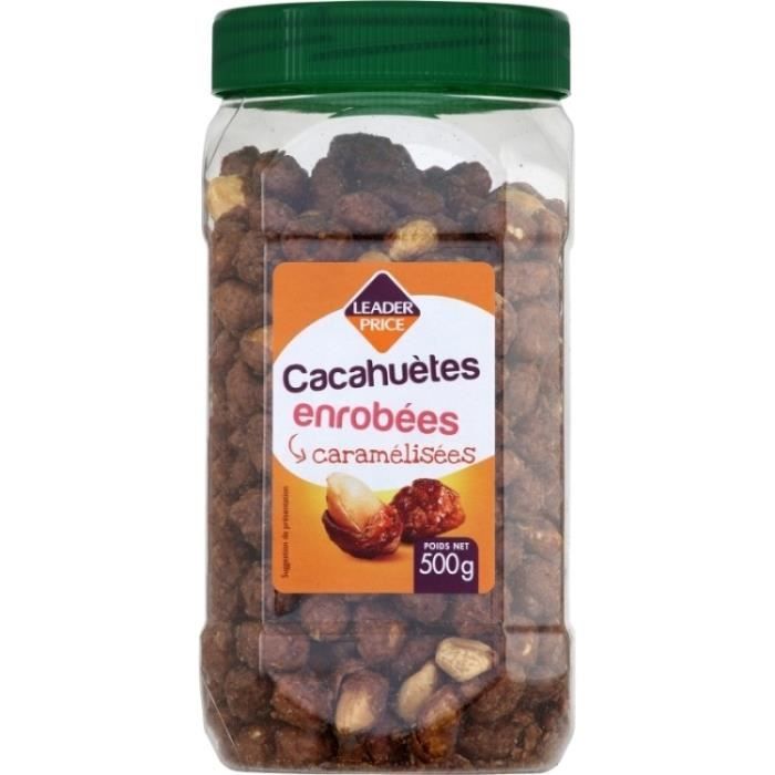 Cacahuètes enrobées 500g Leader Price
