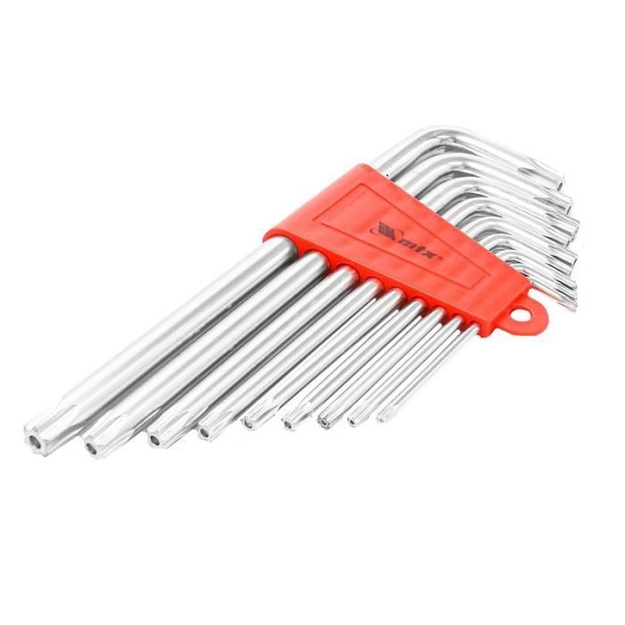 MTX - Jeu de 9 clés TORX - T10 à T50
