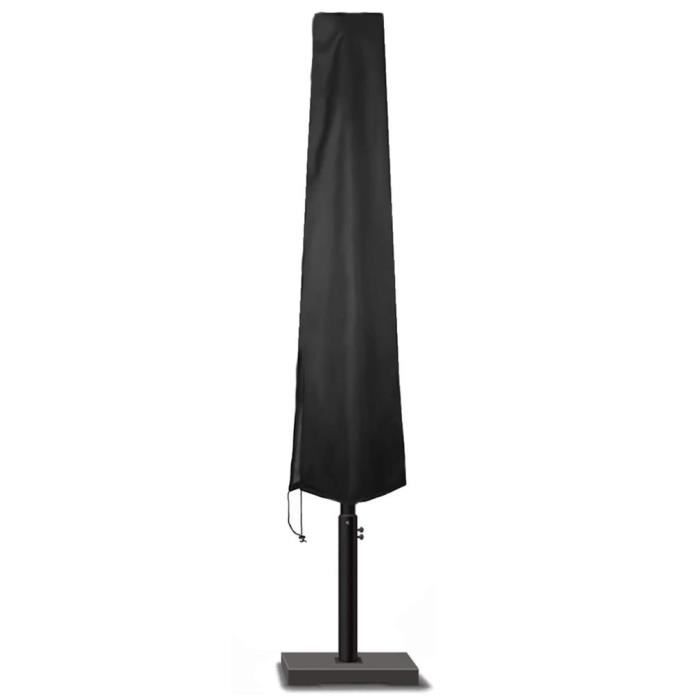 Housse de Protection pour Parasol Parapluie de Cantilever Couverture avec Fermeture 210D Oxford Imperméable/Anti-UV 190cm