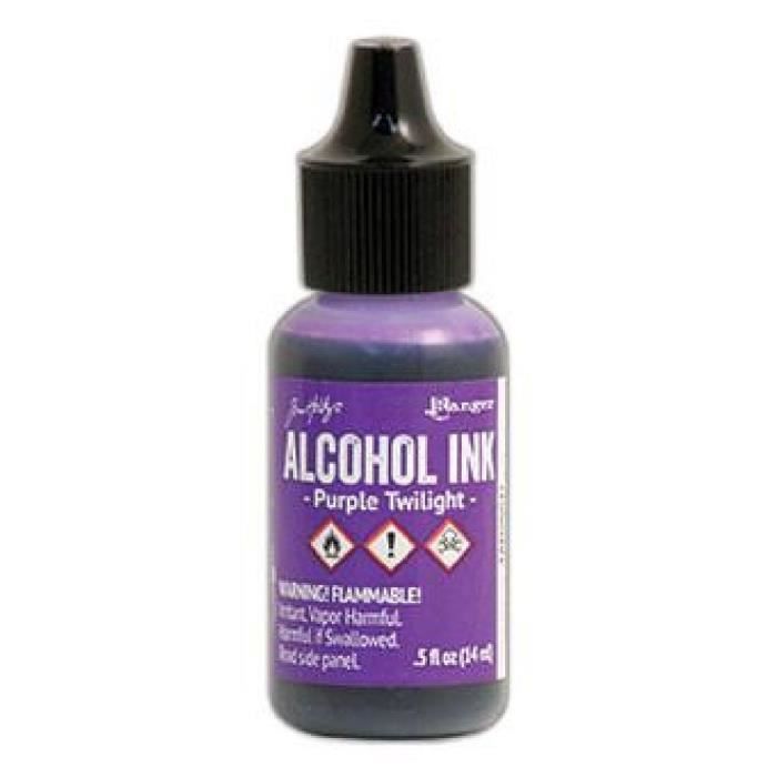 Encres à alcool 'Alcohol Inks' Tim Holtz de Ranger (14 ml) - Tim Holtz Alcohol Ink:Purple Twilight TAB25511