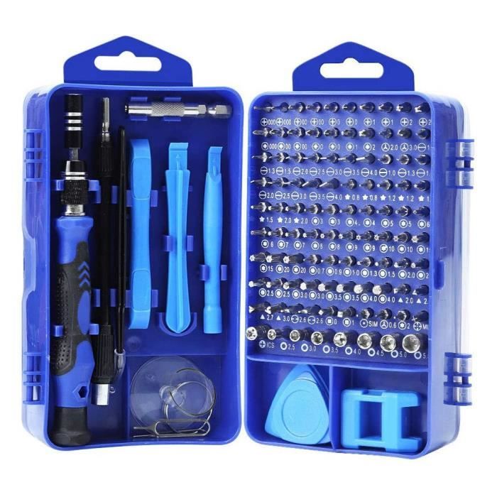 115 en 1 Mini Tournevis Utilisé pour Assembler des TéLéPhones Portables, des Lunettes et des Kits D'Outils de RéParation de DIY