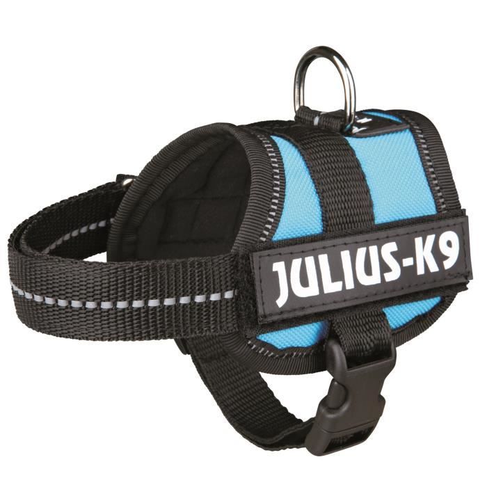 Harnais Power Julius-K9 - Baby 1 - XS : 30-40 cm-18 mm - Aigue-marine - Pour chien