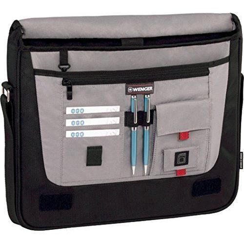 Wenger 600665 DEVELOPER 15`` MacBook Pro Messenger Bag with iPad Pocket Black - 67684001