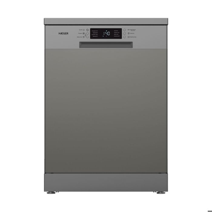 Lave-vaisselle - Haeger - DW-S8P.002A - 13 couverts - Pose libre - Gris - LED - Aeg