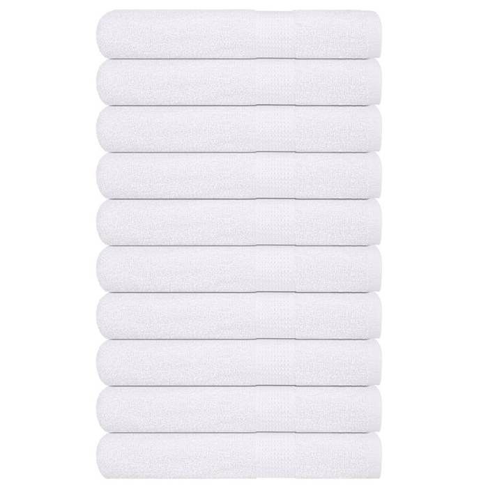 Comparer les prix de vidaXL Serviettes 10 pcs blanc 100x200 cm 360 g/m² 100% coton, serviette de plage, serviette d'invité, grande serviette de 136667