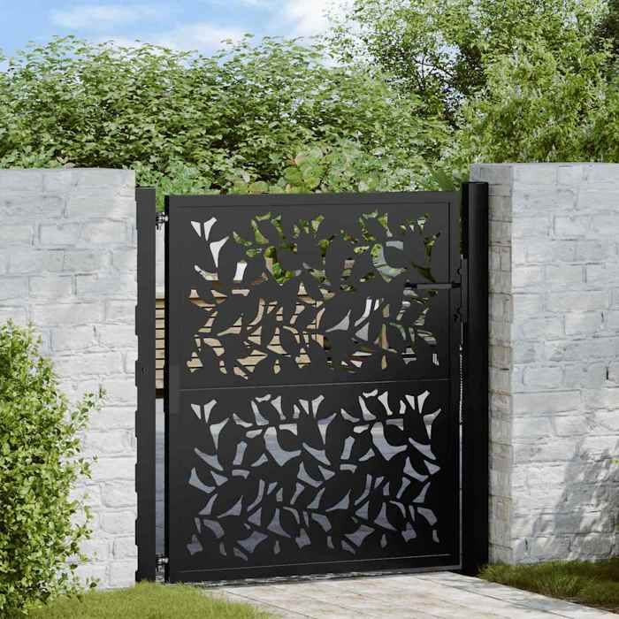vidaXL Portail 105x106 cm acier