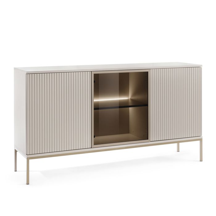 Laval K154 – Buffet cachemire avec lamelles largeur 154 cm hauteur 83 cm profondeur 39 cm Laval K154 – Buffet cachemire avec lamelles largeur 154 cm hauteur 83 cm profondeur 39 cm