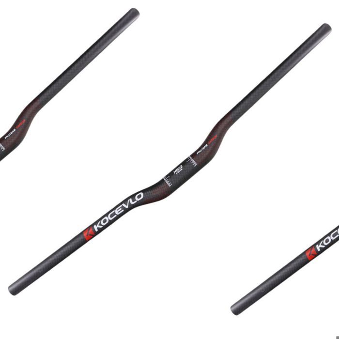 YLME Guidon VTT Hirondelle 31.8 X 720/780 Mm Alliage Aluminium - Pour VTT BMX