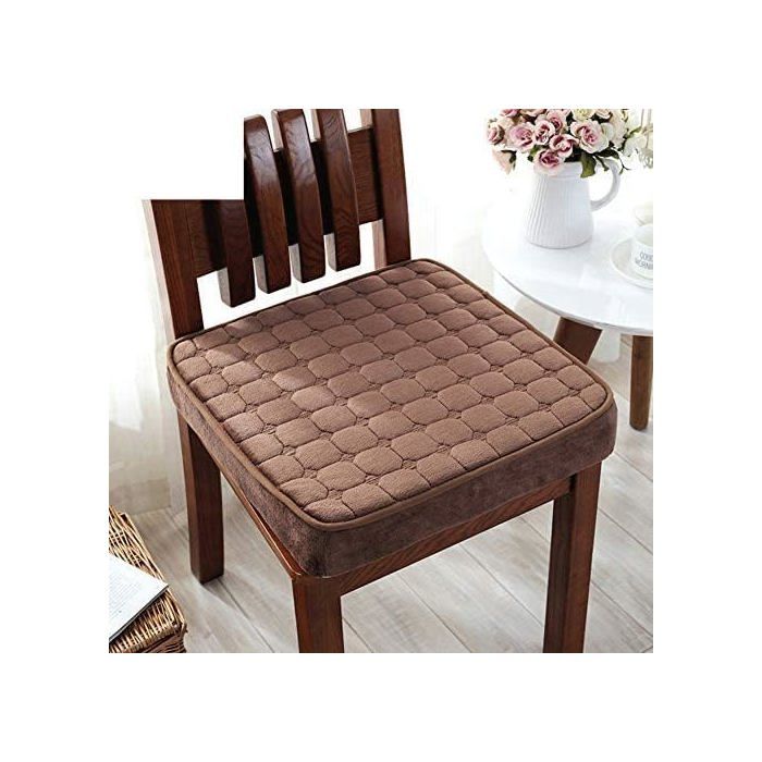 2 Coussin Rehausseur De Fauteuil - 48x48x12,7 Cm - Ferme En Coton PP - Pour Dos, Hanches, Genoux - Confort Et Soutien - 12