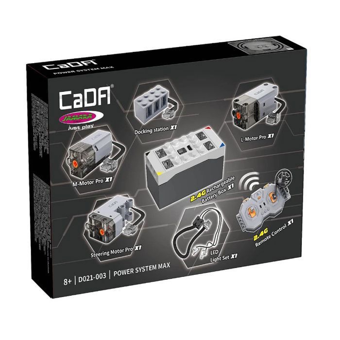 CaDA Power System Max Bricks - JAMARA - Jaune - Plastique - Dès 8 ans
