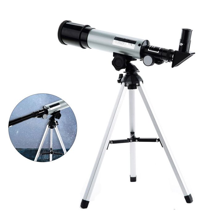 Télescope Portatif Monoculaire à Portée Extérieure 30x25, Grossissement HD 7X, Lunette de Vision